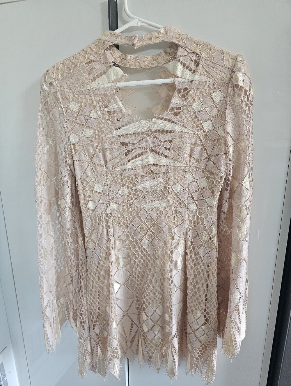 FREE PEOPLE Women Deco Lace Mini Combo Dress | Size 4 NWOT - Picture 4 of 15
